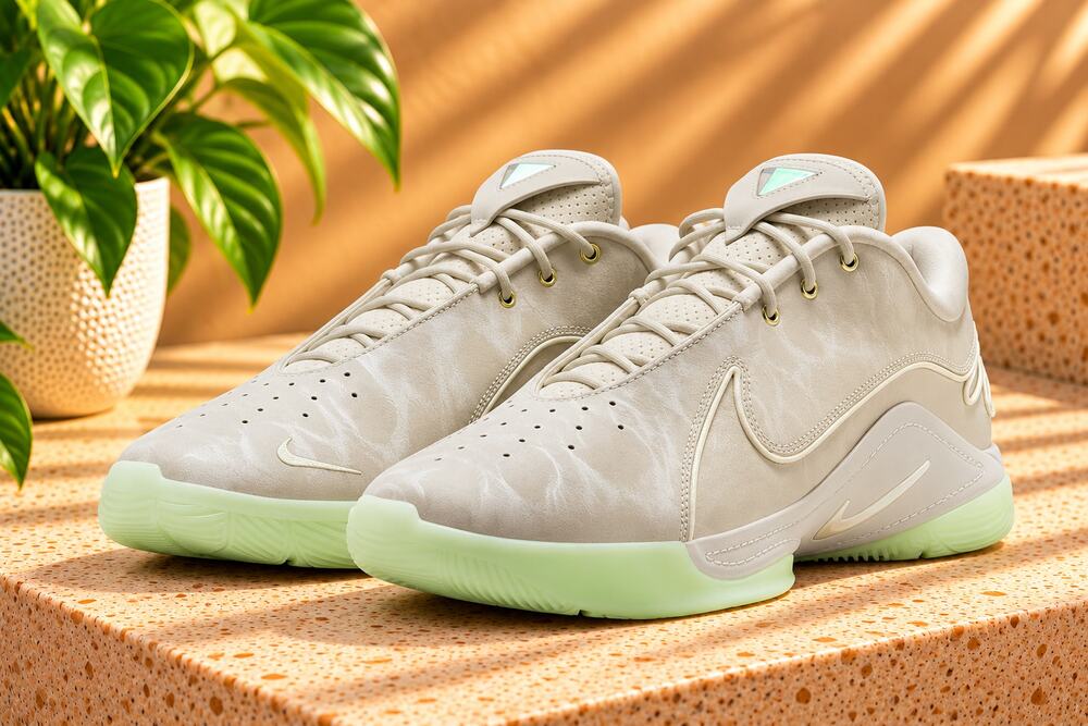 NWT Nike LeBron XXII Basketball Shoes Light Bone Vapor Green Size 10